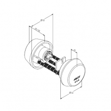 CY161 - abloy, ,   