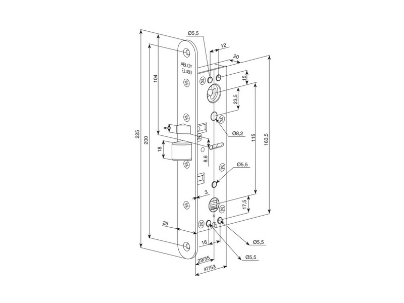 Электромеханический замок abloy. Abloy el480. Abloy el482. Abloy lc291. Замок Abloy el480 (29/25).